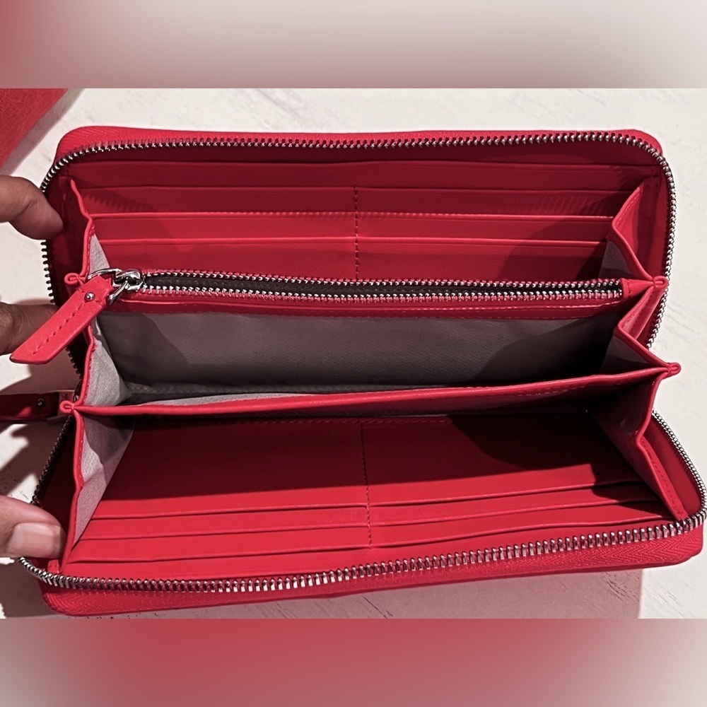 Tumi Bags | Voyageur Travel Wallet - Coral / Cherry - Picture 5 of 7